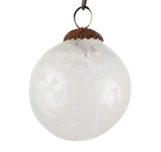 Set Of 4 piece Clear Round Christmas Hanging